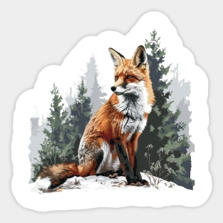 Fox Lovers Sticker